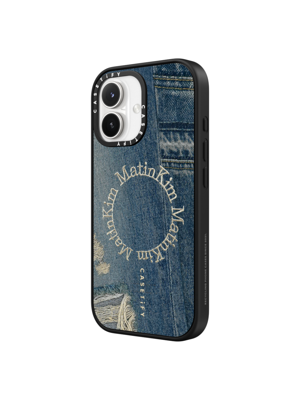MATIN KIM X CASETiFY DENIM CIRCLE CASE IN BLUE