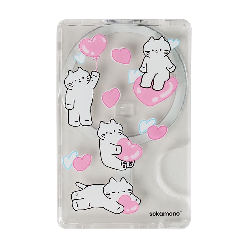 Sokamono 磁吸卡套 / 心型氣球-CS_SO_CL02