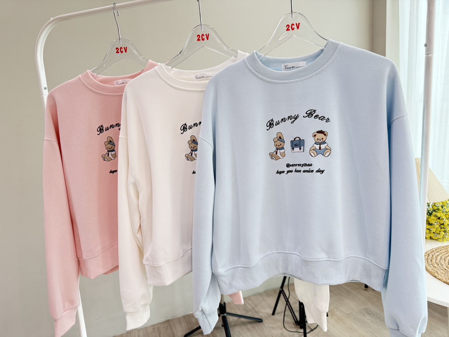 B8191-公事包可愛動物棉質大學T