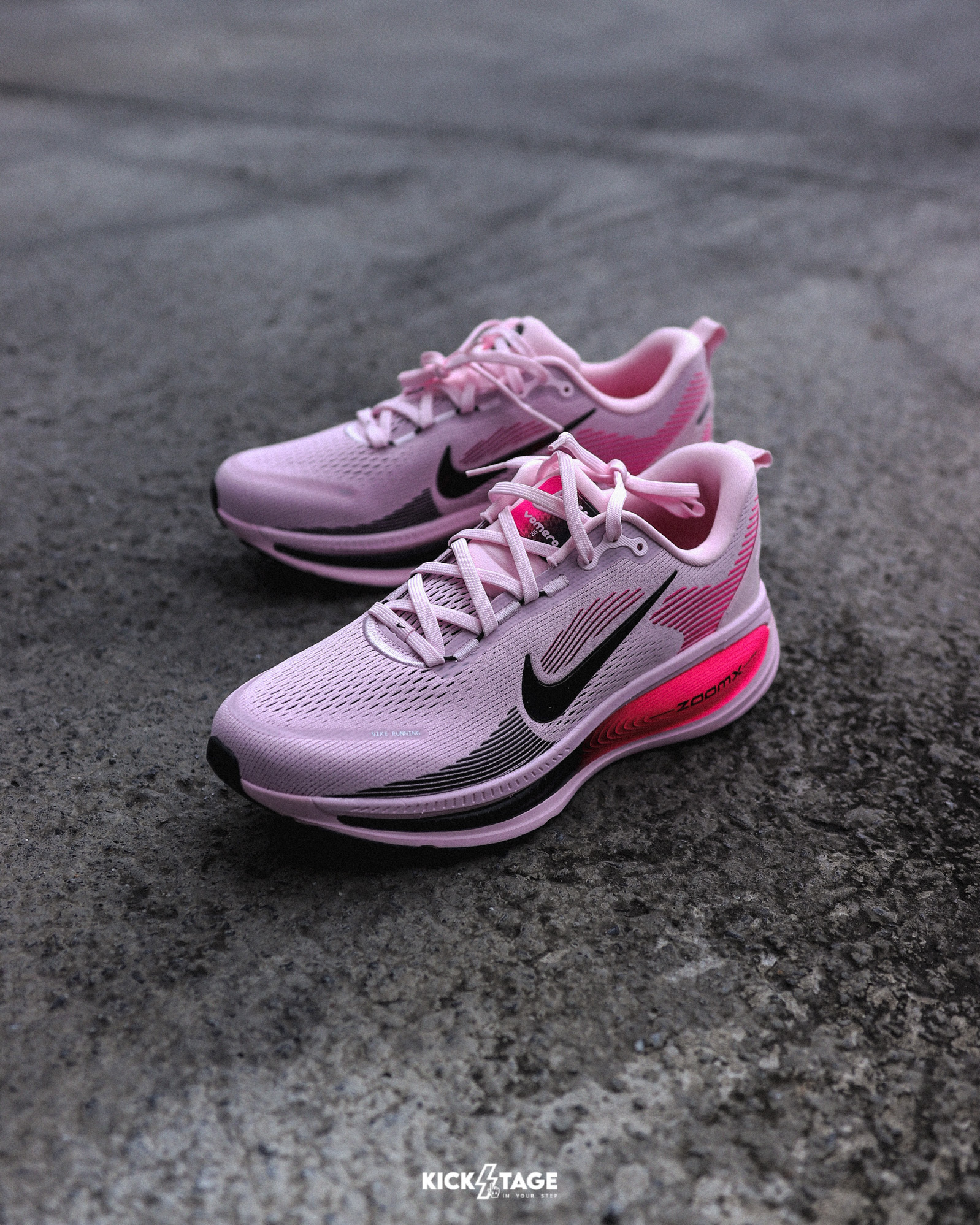 男鞋 NIKE ZOOMX VOMERO 18 粉黑 氣墊 緩震 透氣 慢跑 運動鞋【HM6803-602】