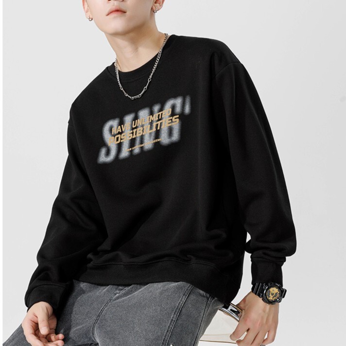 發泡字母印花大學T 81201