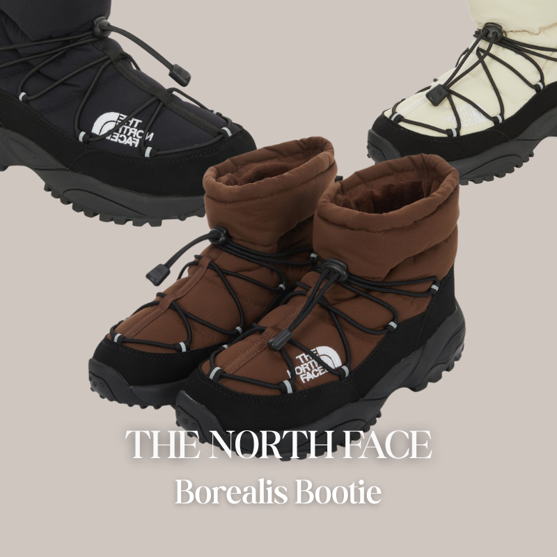 【代購】THE NORTH FACE Borealis Bootie 保暖防潑水短筒靴｜戶外休閒機能靴｜冬季室外室內兩用