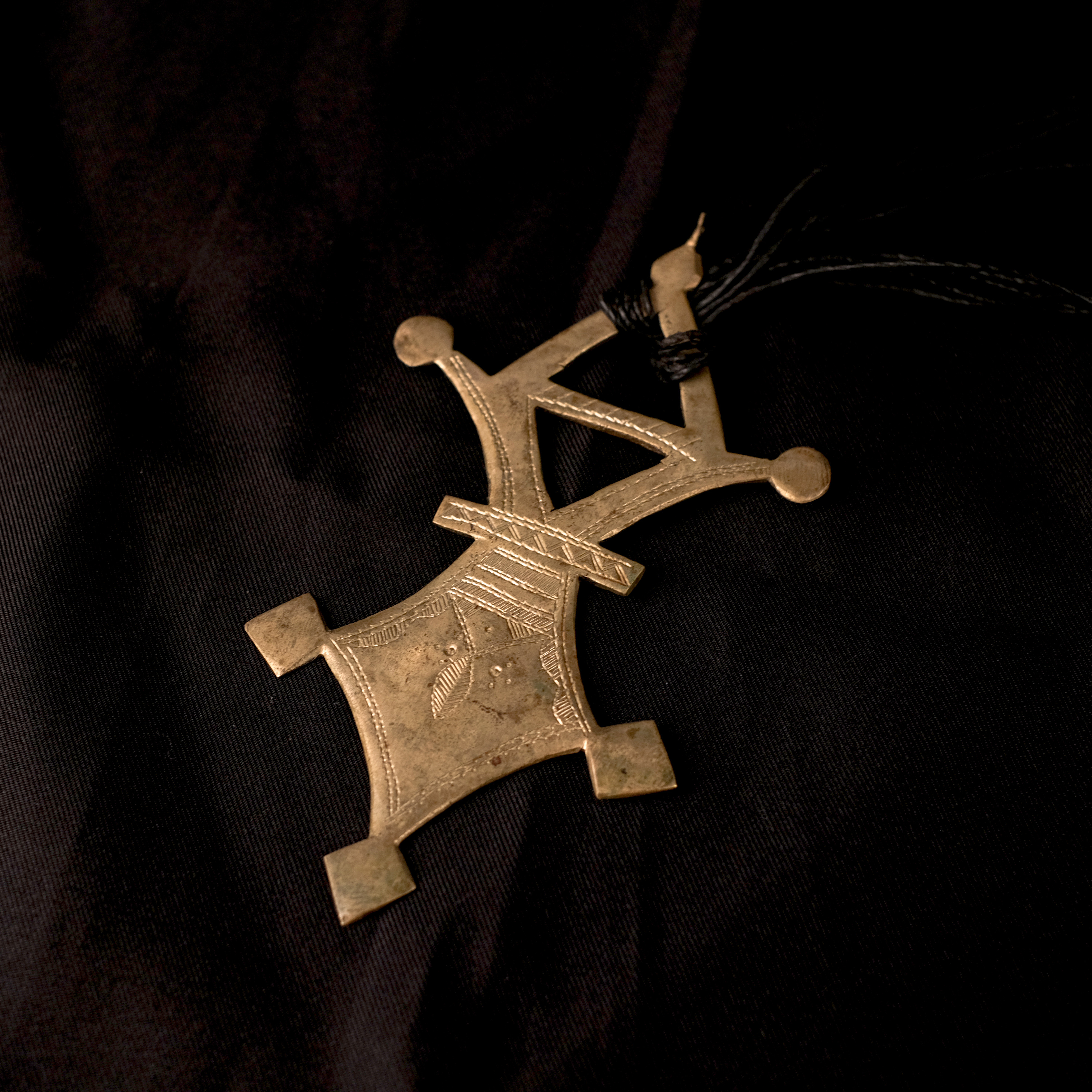 【老件】北非飾品｜圖阿雷格十字項鍊 - 大｜突尼西亞