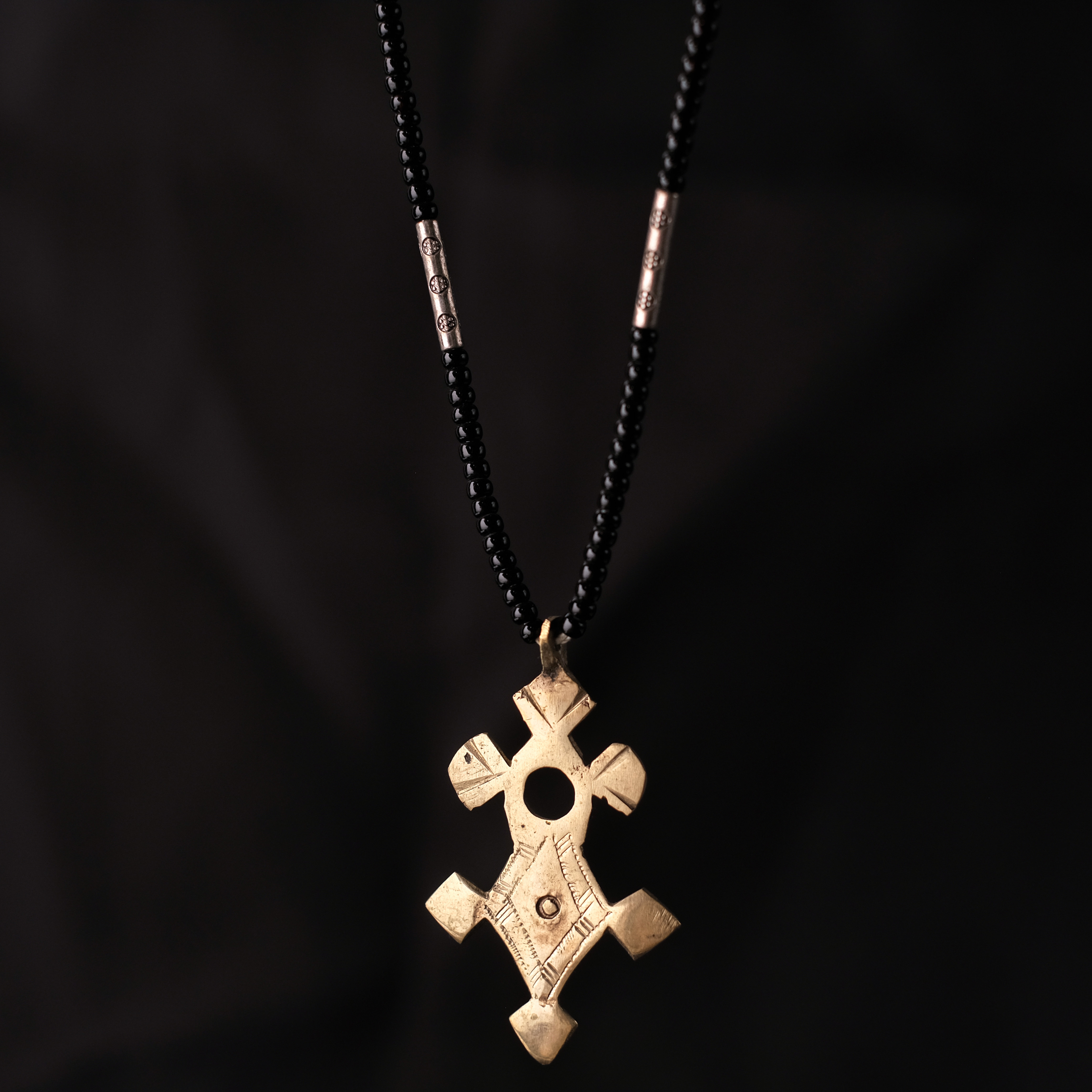 【老件】北非飾品｜圖阿雷格十字項鍊｜突尼西亞