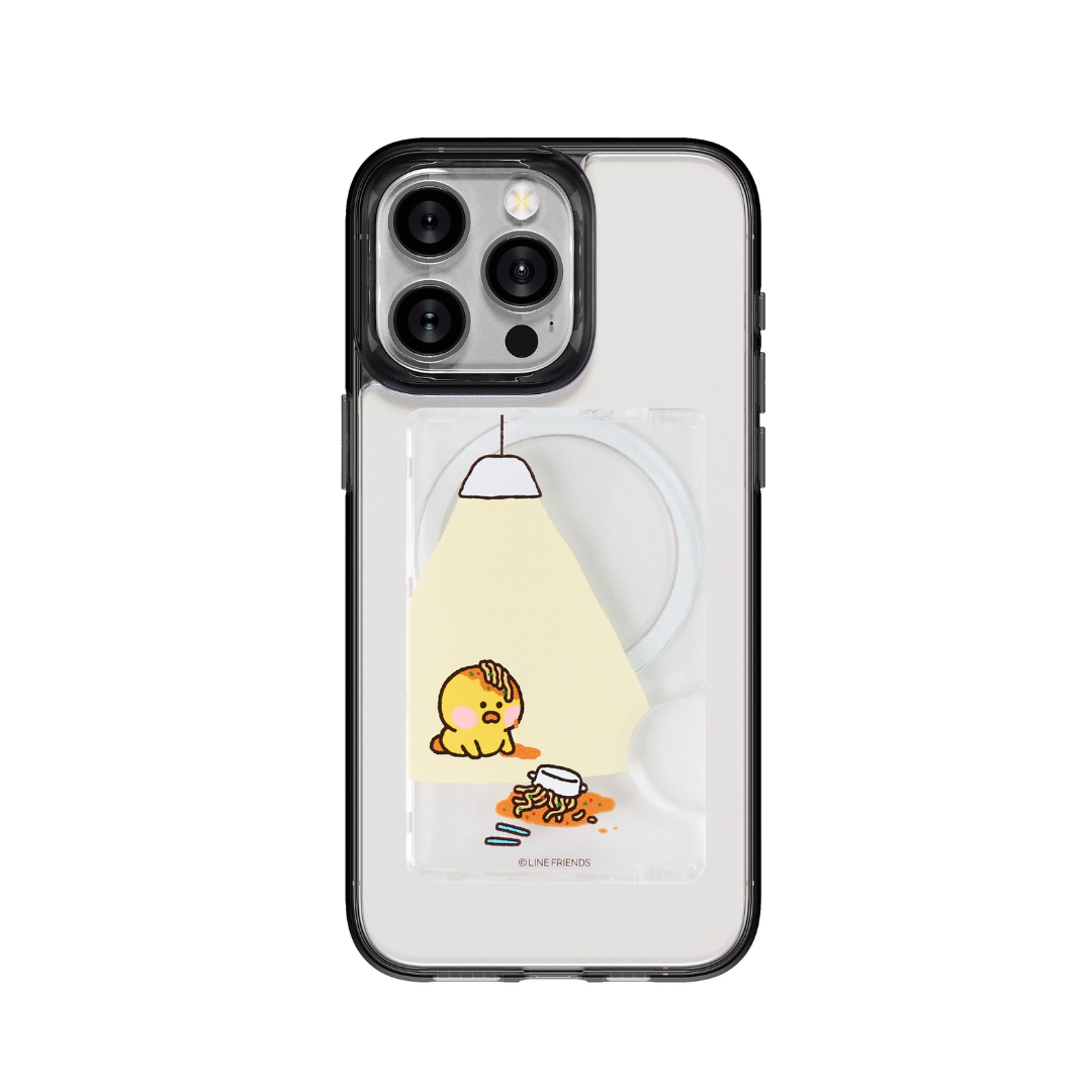 Line Friends Minini 磁吸卡套 / 麵麵打翻-CS_MI_CL03