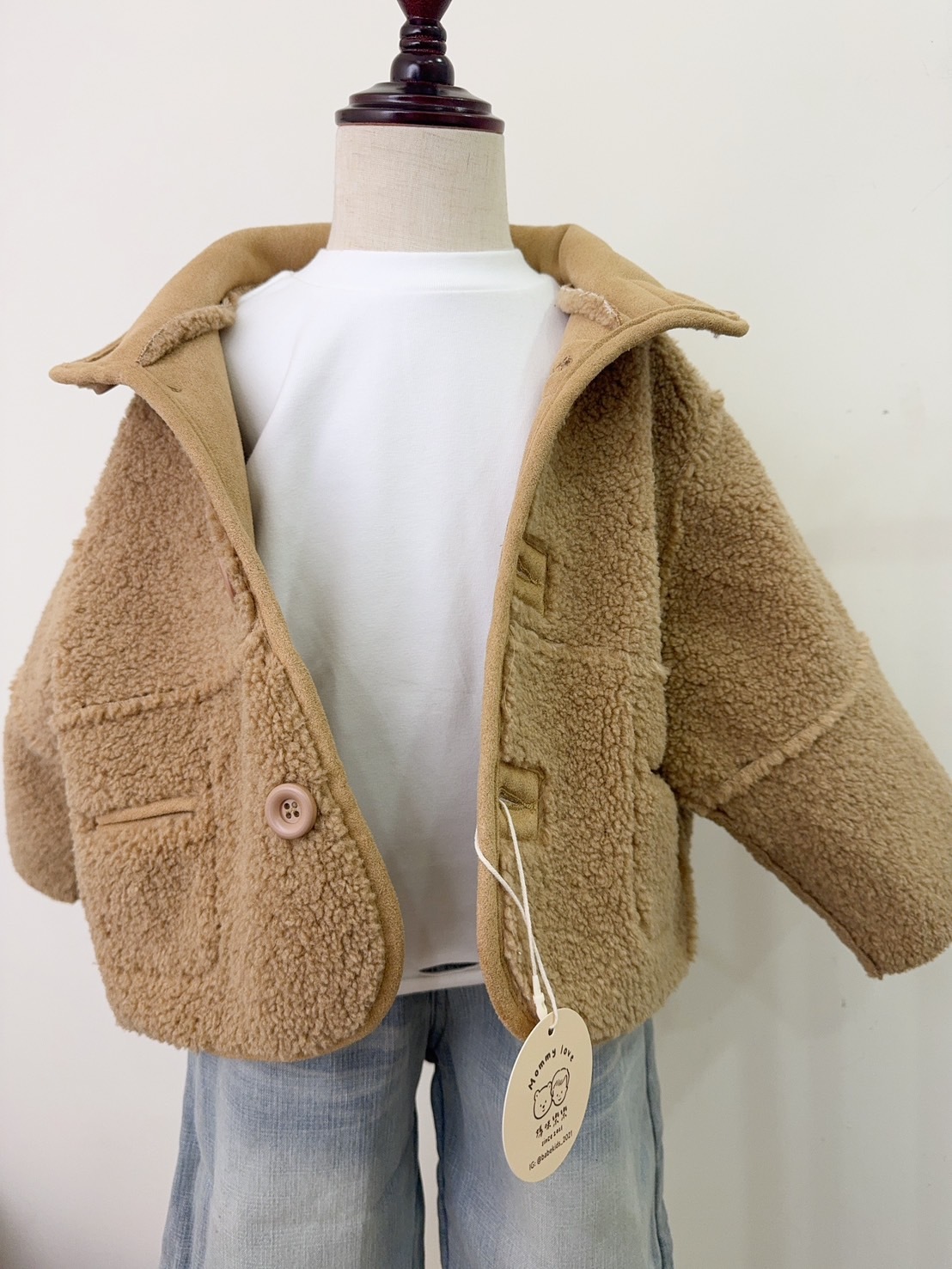 53371設計師家-羊羔毛雙面穿外套