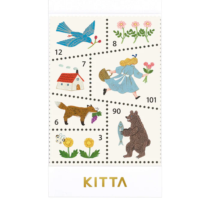 KITTA 隨身攜帶和紙膠帶 | 森林早晨 | KING JIM / Hitotoki