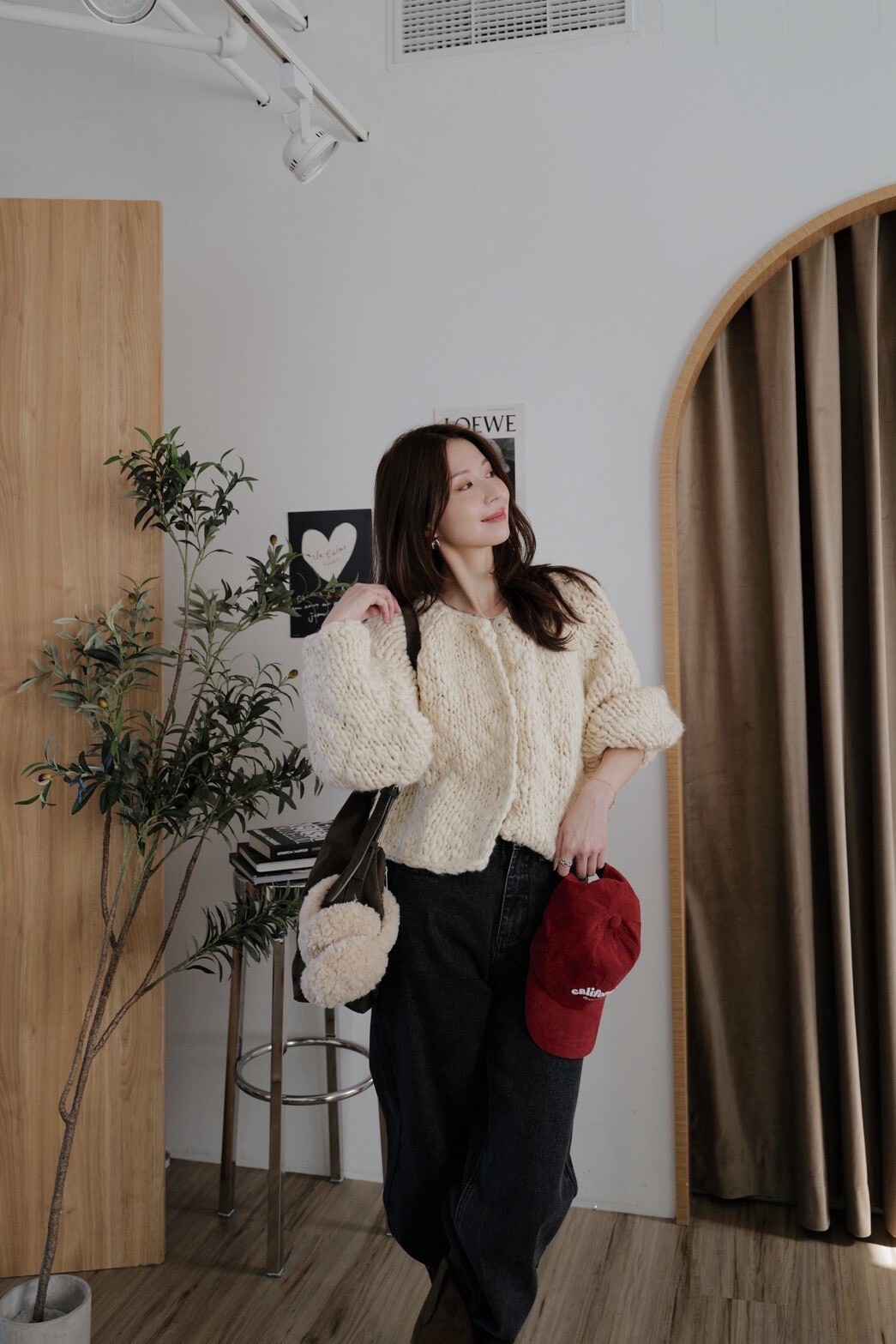 （現貨）超美落肩勾織外套 GO15