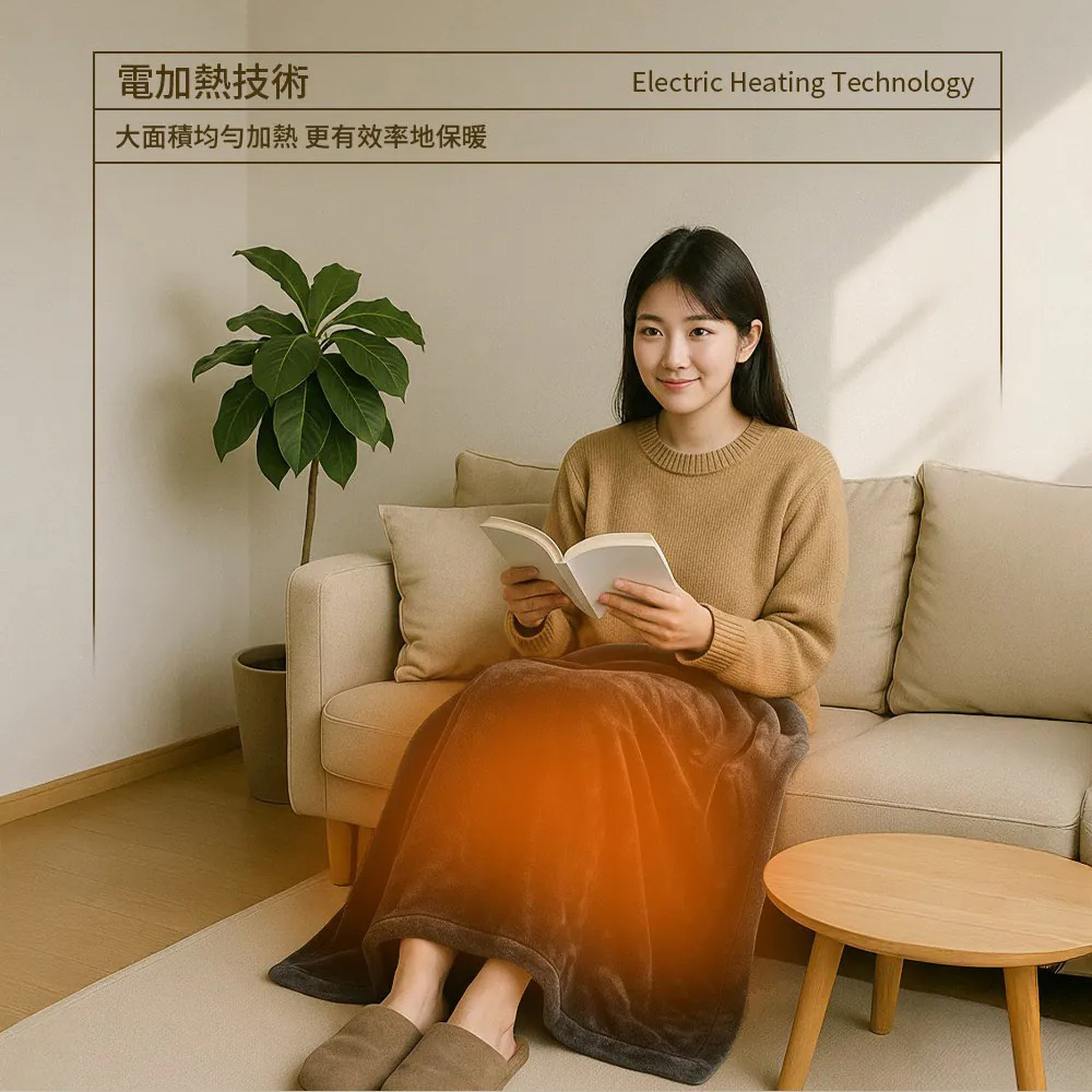 【igrass outdoor】 加熱披肩毛毯 (IGS060) BA13