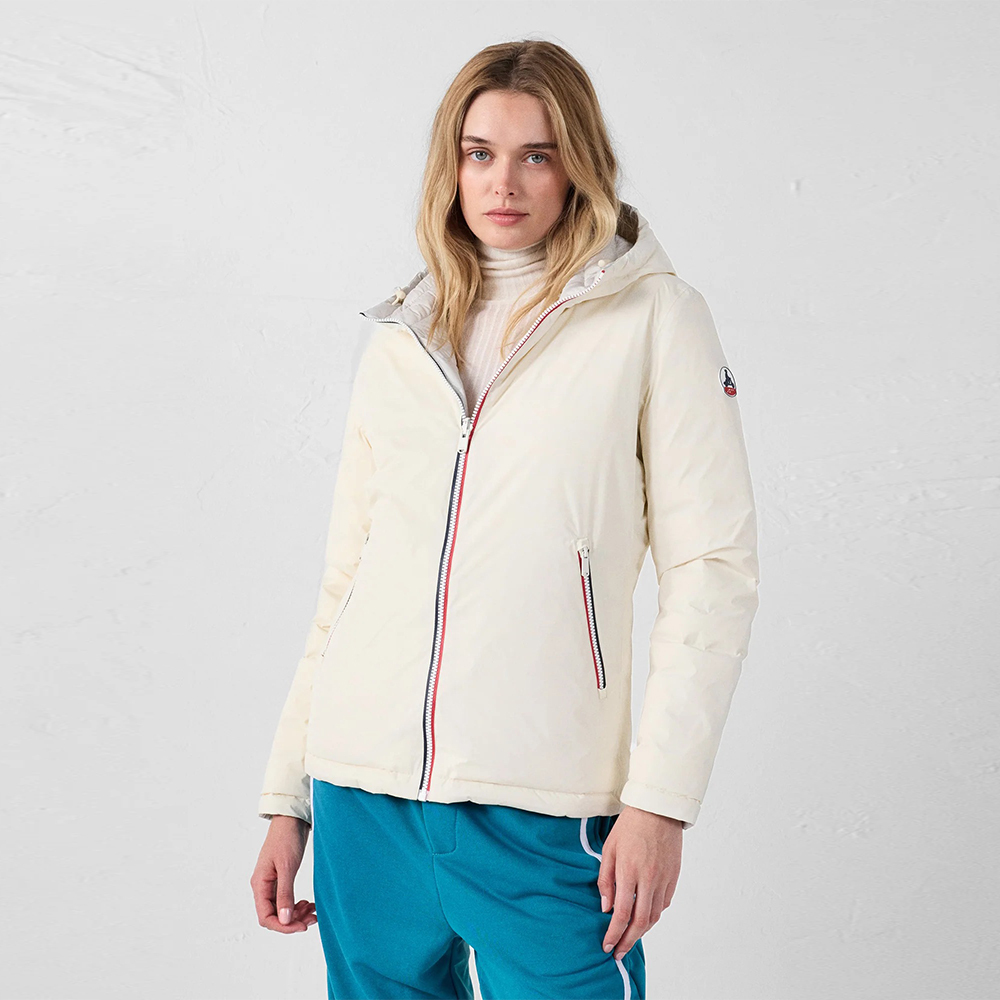 【JOTT】BER二面穿羽絨外套(白/灰)