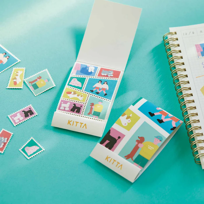 KITTA 隨身攜帶和紙膠帶 | 小狗 | KING JIM / Hitotoki