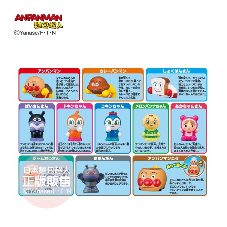 麵包超人與夥伴們的DX指偶組 (3歳以上)