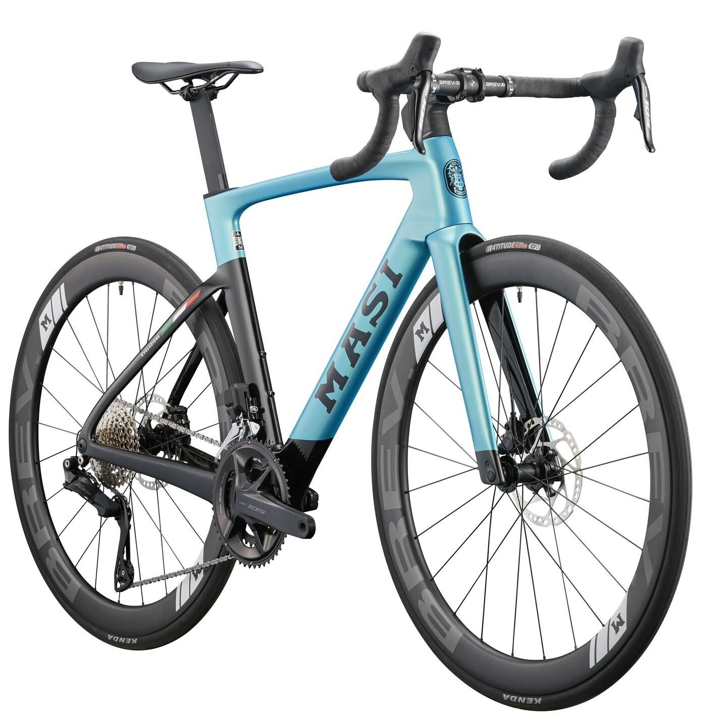 25年新款 『MASI』 Evoluzione 碳纖維電變碟煞公路成車/藍