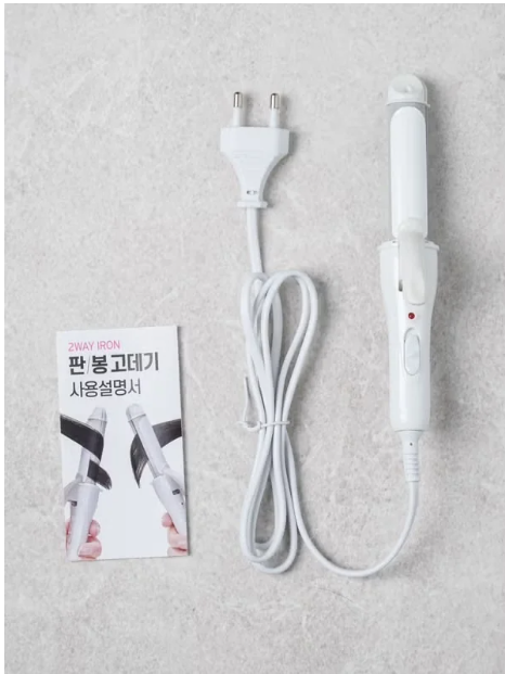 DAISO Mini Hair Straightener + Curling Iron (Korea) - Mini Size (Adapter required)
