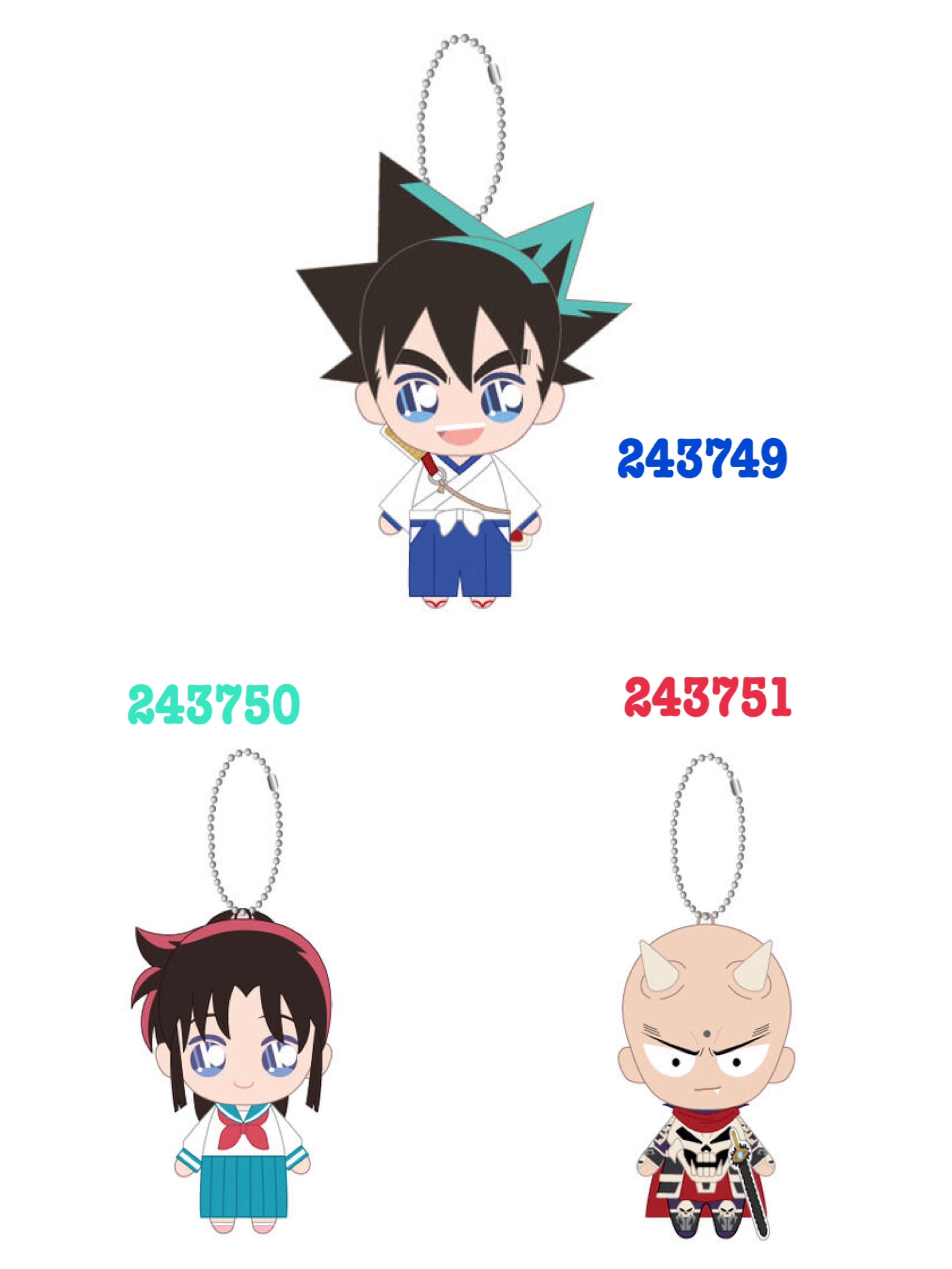 243749/243750/243751 Pbandai 預訂 2026/5月 Chibiぬいマスコット