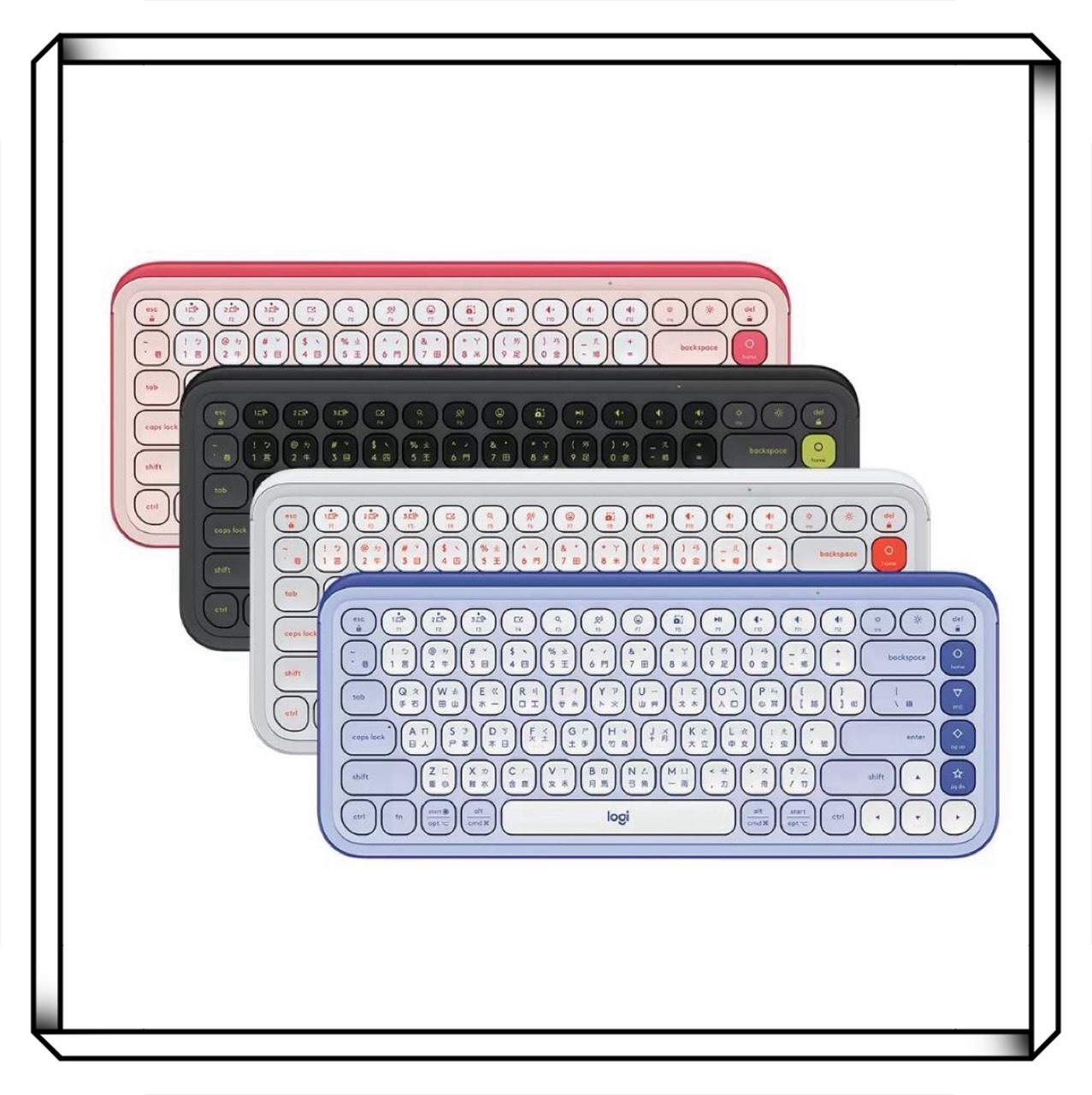 Logitech 羅技 POP ICON KEYS 無線鍵盤