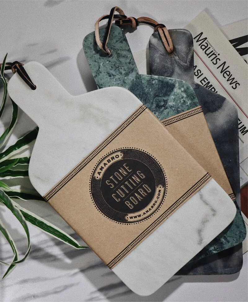 amabro-CUTTING BOARD 大理石服務板，也可做為園藝或室內裝飾等多樣化使用。