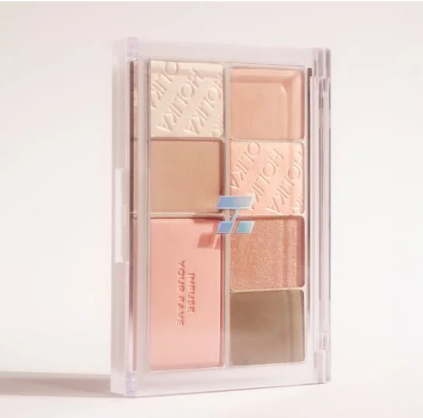 Holika Holika My Fave Multi Pallete Case (8 pieces) - Self-assembled 8-compartment eyeshadow case