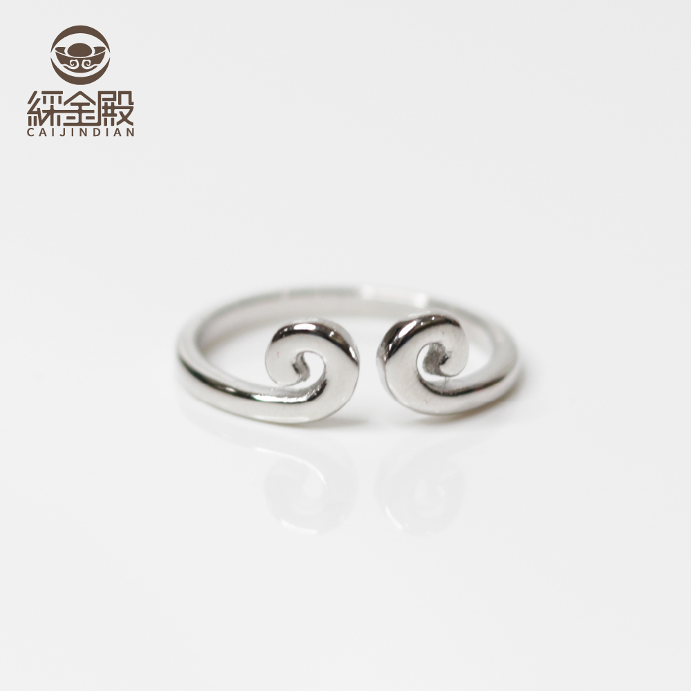 圈住姻緣-招人緣開運純銀戒｜緊箍咒｜純銀｜開運｜好人緣｜素面【綵金殿】