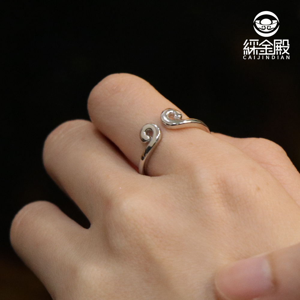 圈住姻緣-招人緣開運純銀戒｜緊箍咒｜純銀｜開運｜好人緣｜素面【綵金殿】