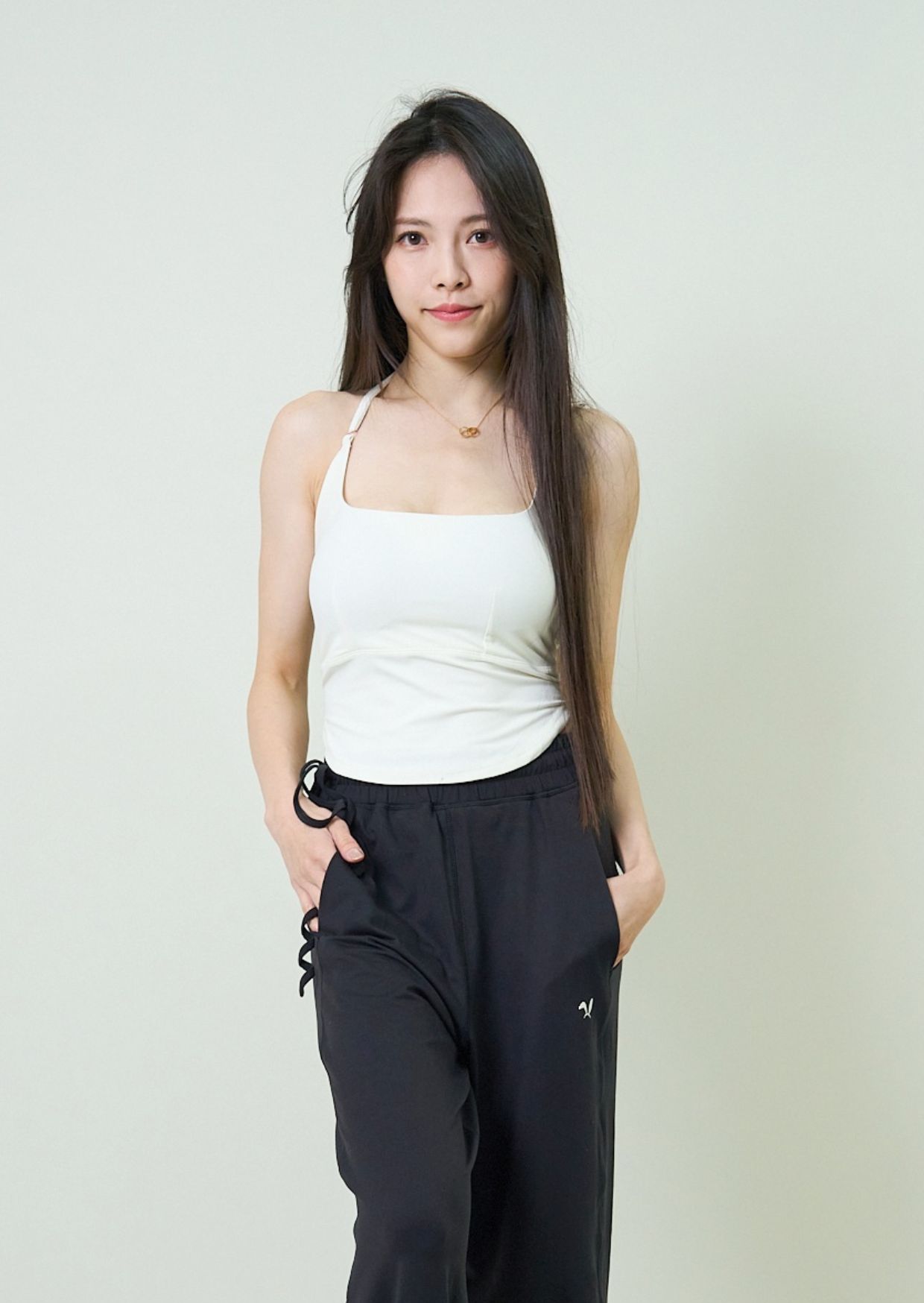 LUNA WAY 月漾交織背心-象牙白