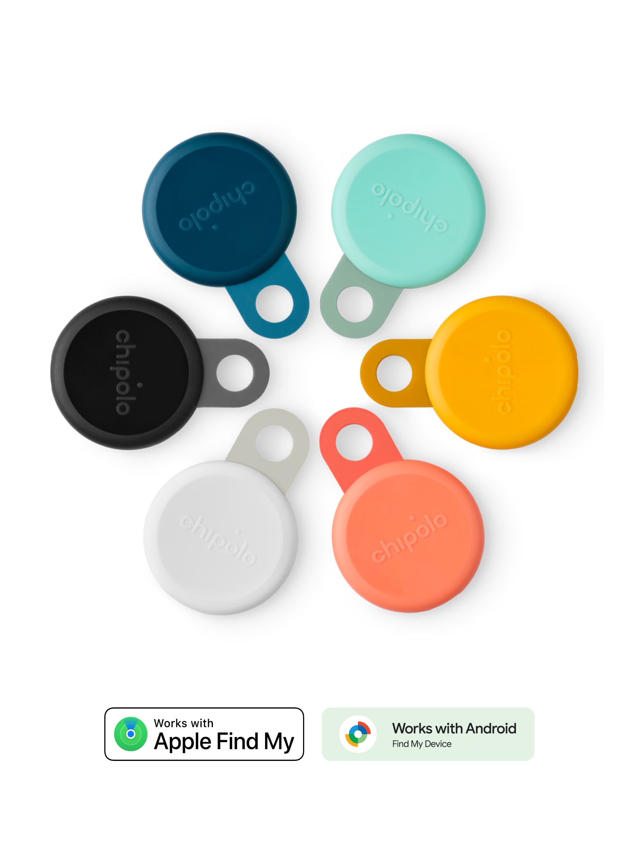 Chipolo LOOP 充電式藍牙防丟小幫手 ( 1入組 • 蘋果、安卓兼容 ）