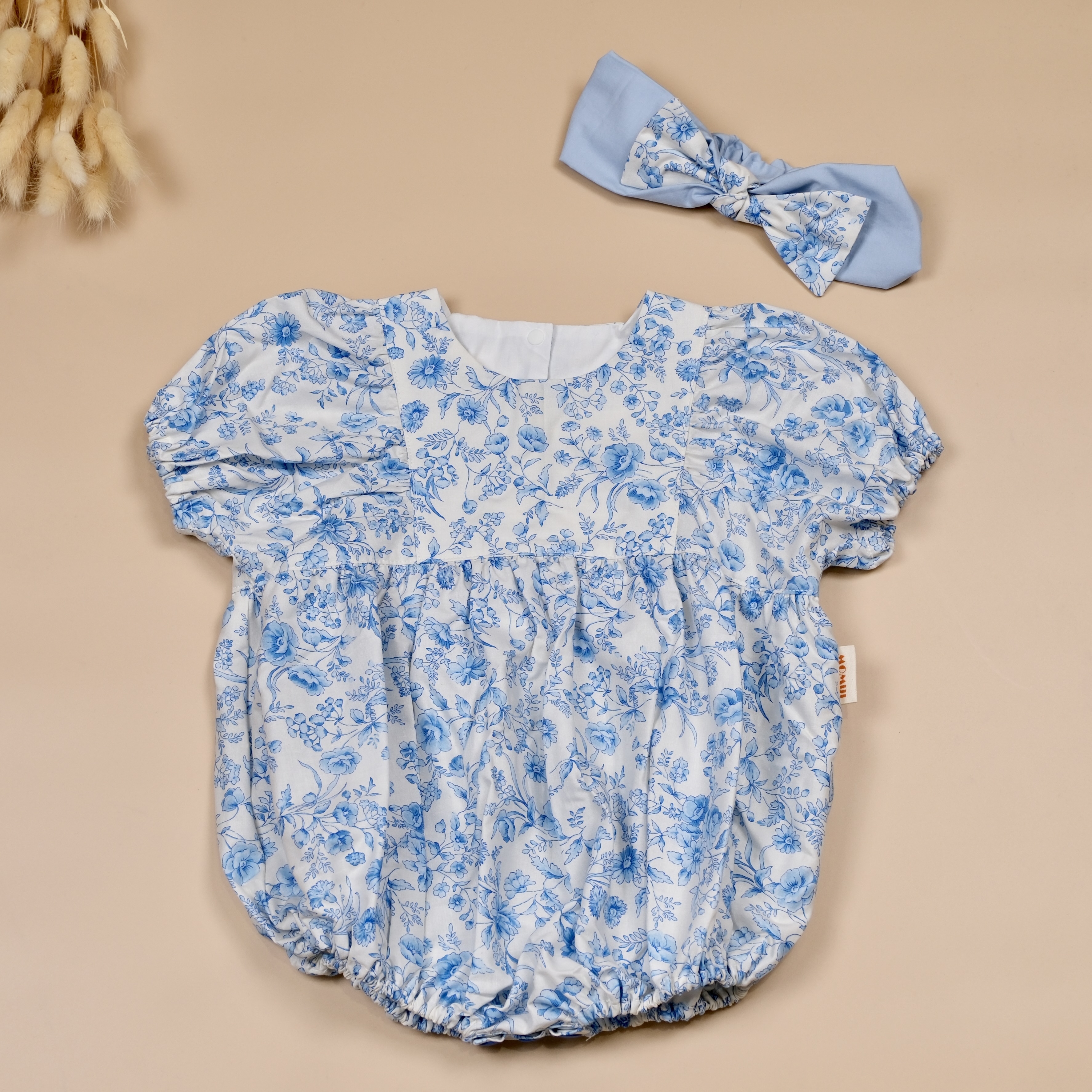 拔麻嫡公主 My Little Princess ⟡ 景泰藍 ⟡ 手作嬰幼兒包袖包屁衣