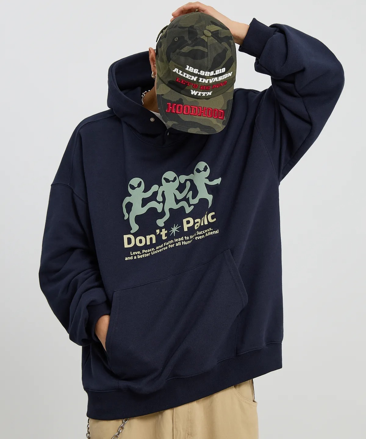 HOODHOOD Three Alien Hoodie