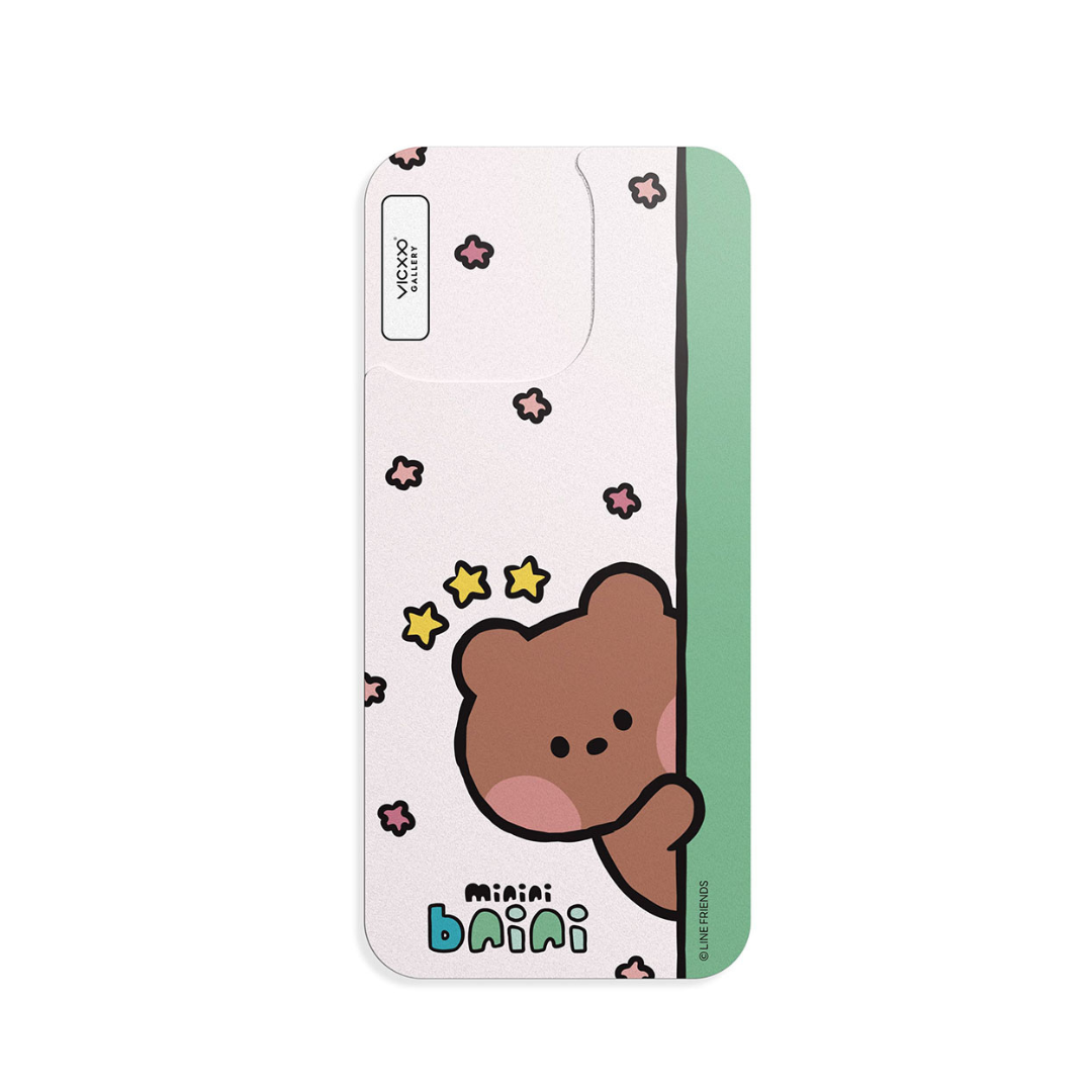 Line Friends Minini 手機背貼膜 / 躲貓貓bnini-VC313