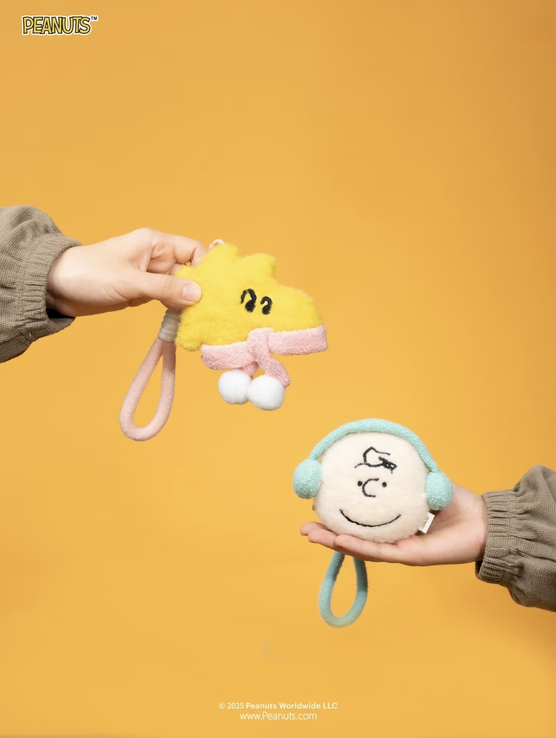 PEANUTS 史努比 冬日系列 毛絨絨吊飾