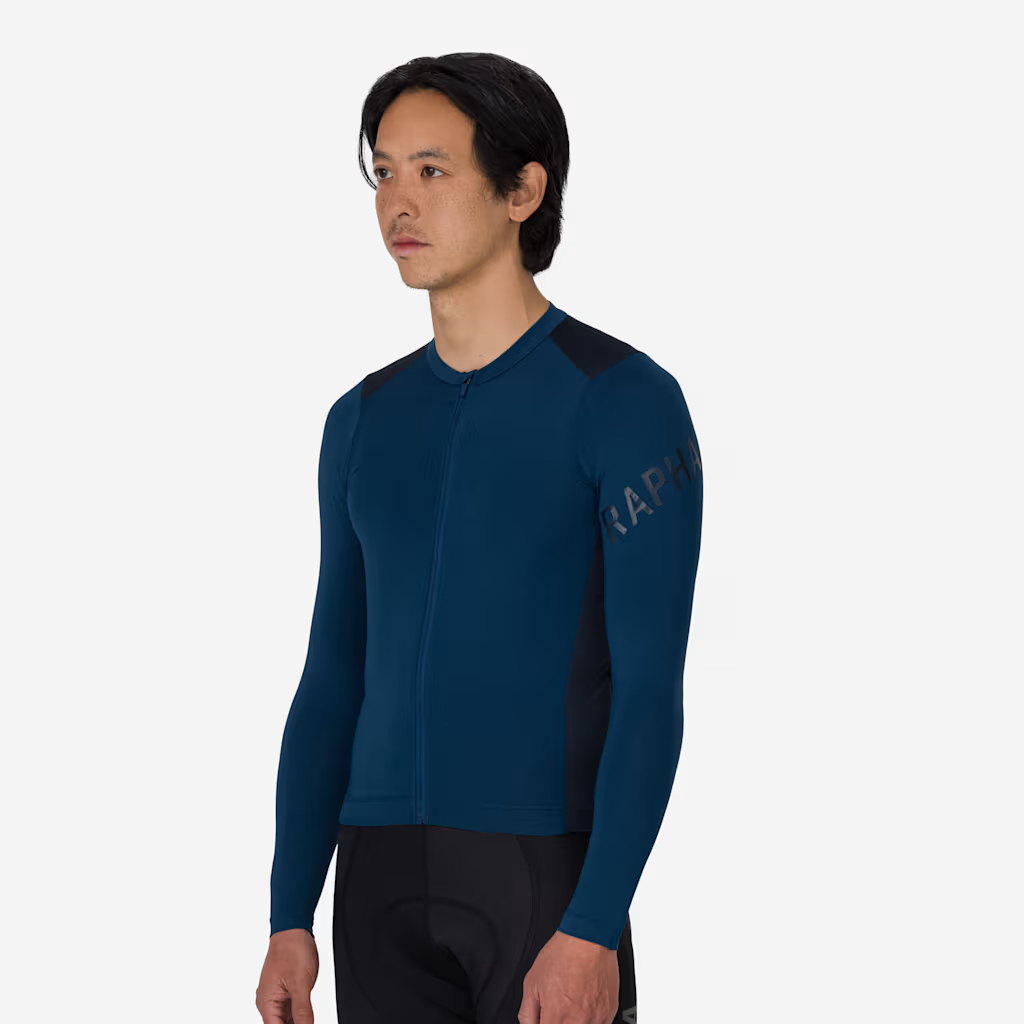 【Rapha 】長袖車衣 PRO TEAM TRAINING JERSEY TIC 泰坦藍