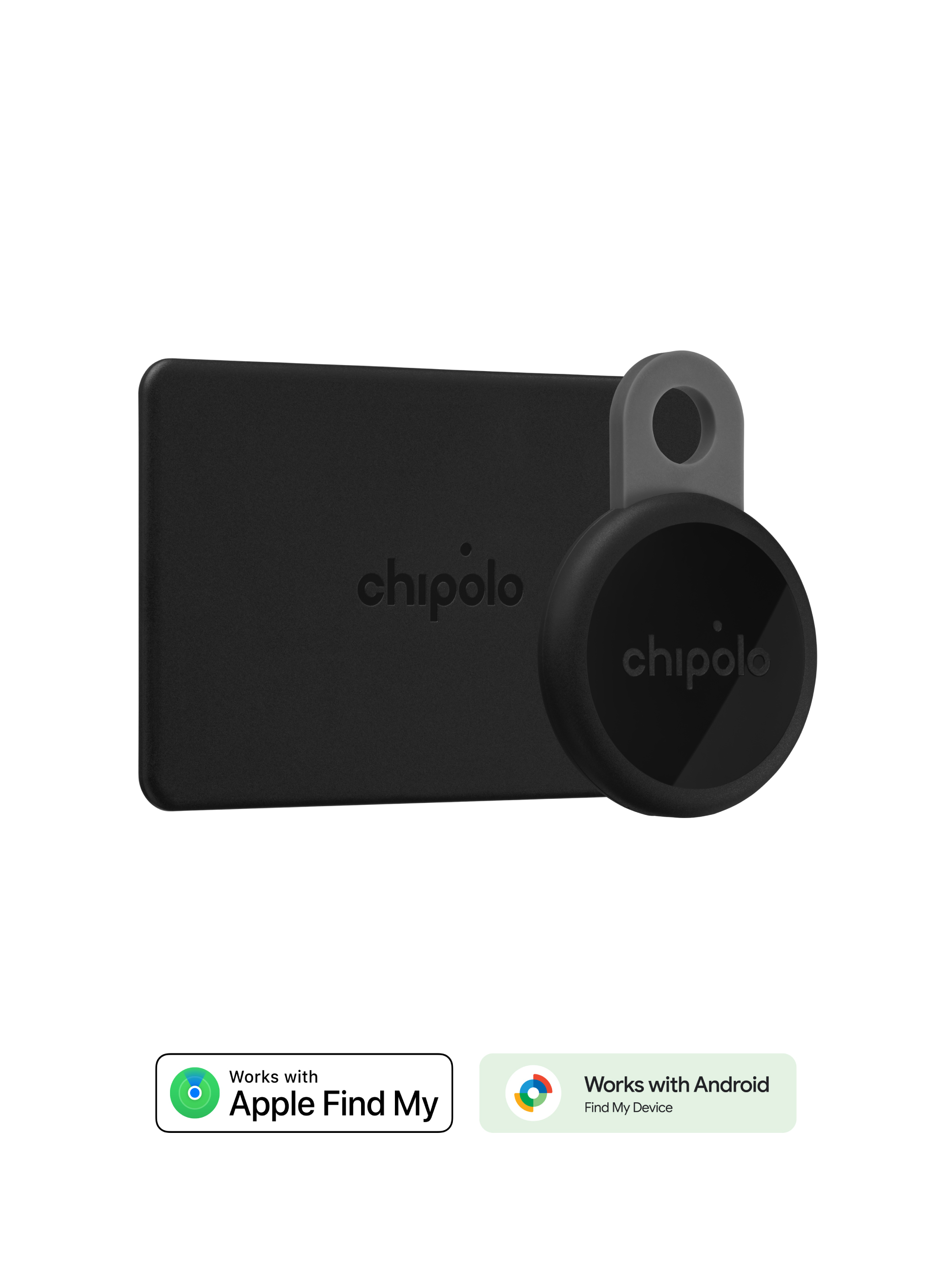 Chipolo LOOP + CARD 充電式藍牙防丟組 ( 圓扣 + 卡片 • 蘋果、安卓兼容 ）
