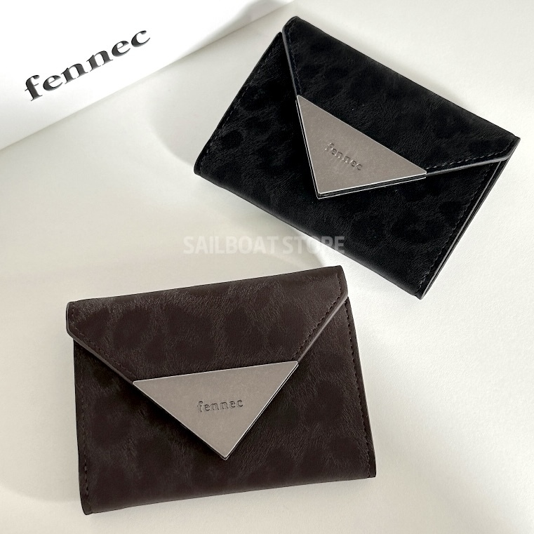 #預購 🇰🇷韓國 FENNEC 豹紋霧面 卡夾 錢包