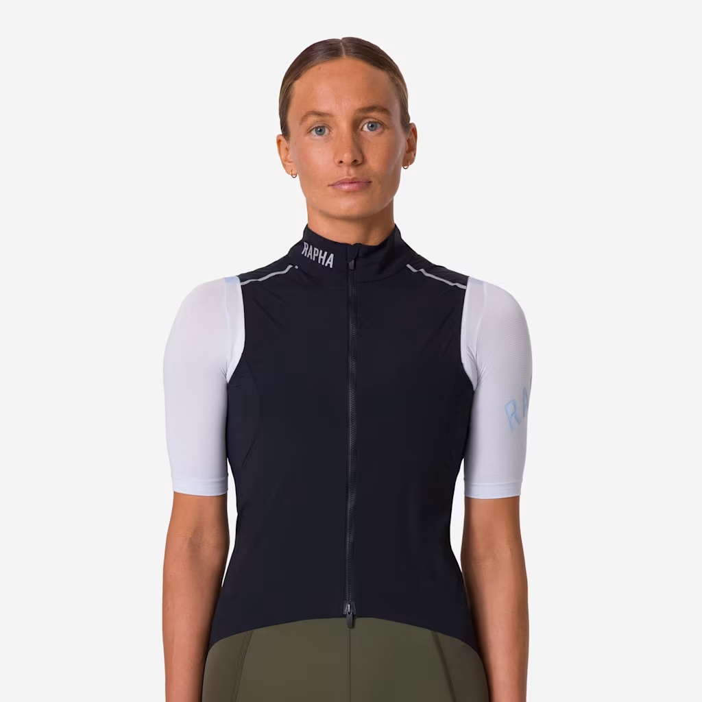 【Rapha 】風衣背心 PRO TEAM GILET II ASE 深邃黑 女