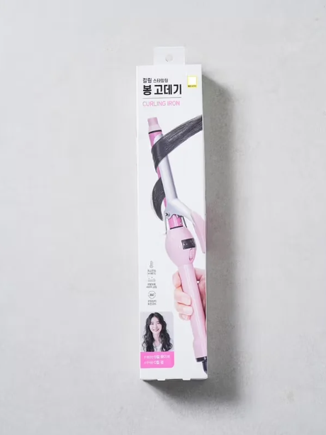DAISO curling iron from South Korea (adapter required)