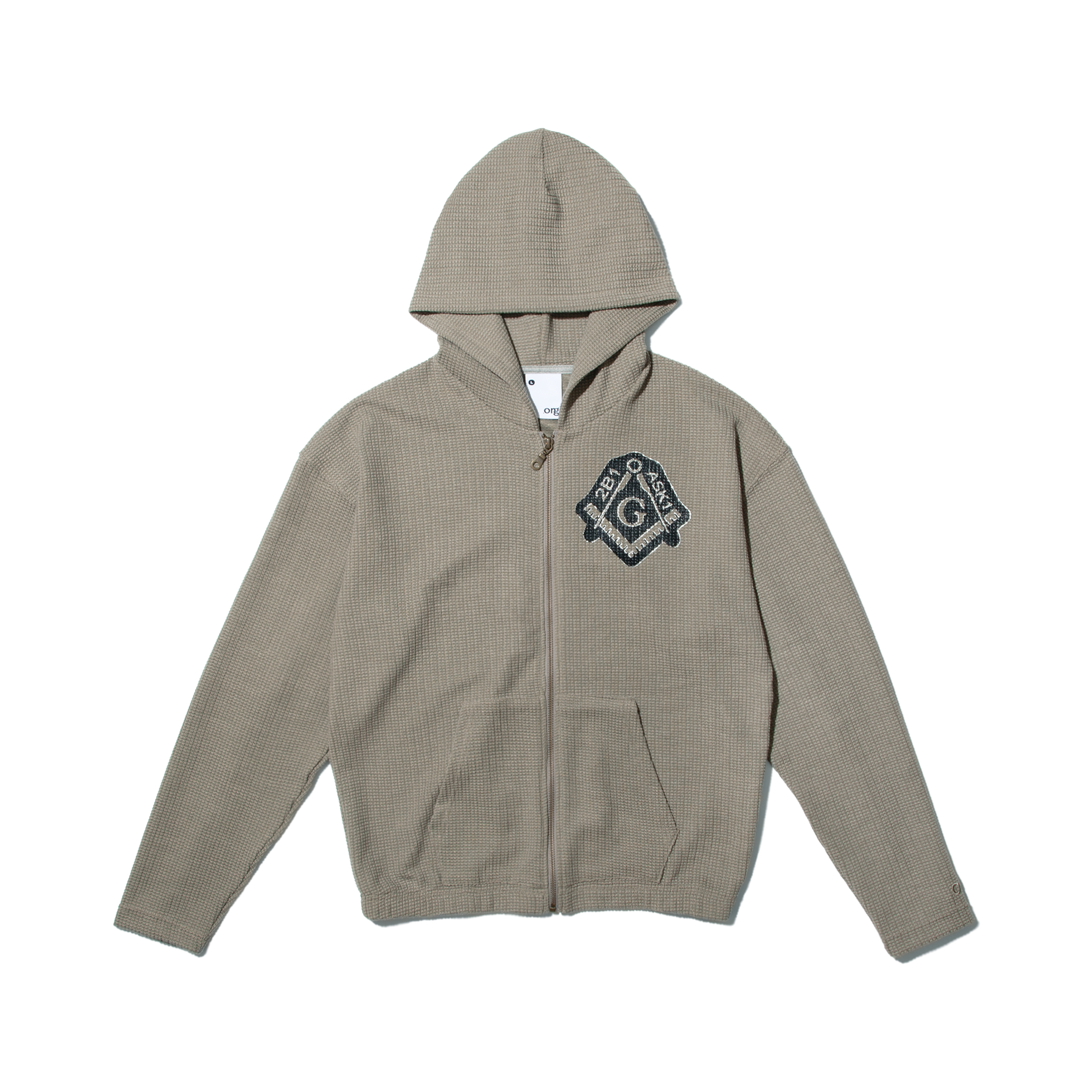 nul1.org ASK12B1 Slim Waffle Zip Hoodie [nu-21]