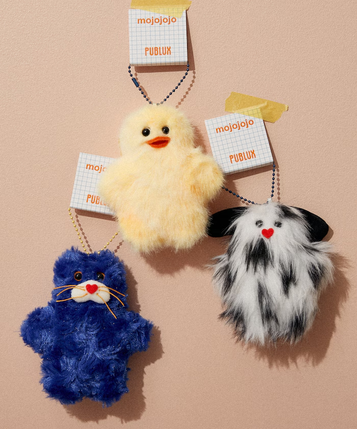 <預購> 日本🇯🇵 PUBLUX x Mojojojo 聯名毛絨娃吊飾 (3colors)