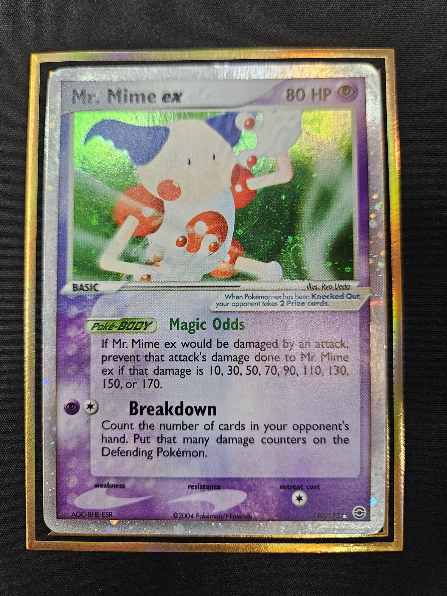 【 110/112 】Mr. Mime ex Fire Red Leaf Green Holo Ultra Rare 2