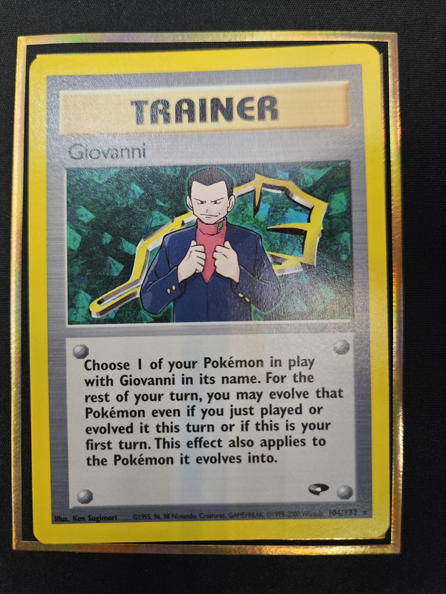 【 104/132 】Giovanni Gym Challenge Regular Unlimited Rare
