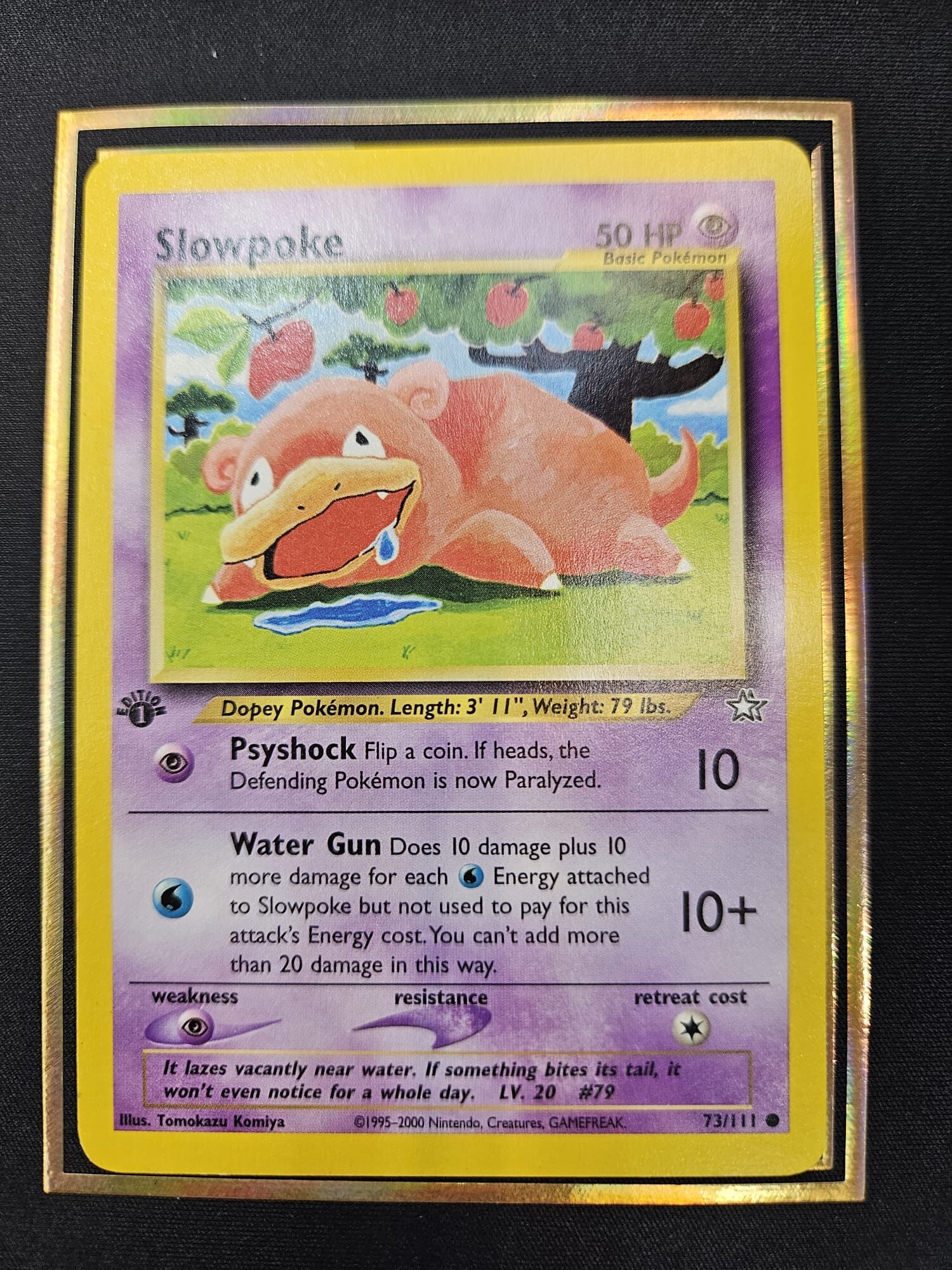 【 73/111 】Slowpoke Pokemon Neo Genesis Unlimited
