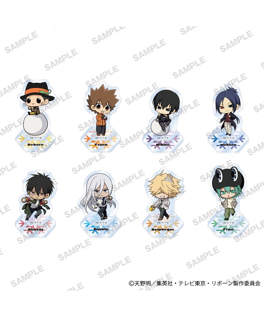 預購-「家庭教師HITMAN REBORN!」 Niitengo壓克力立牌收藏組 打雪仗ver. BOX販售【日本進口精品】