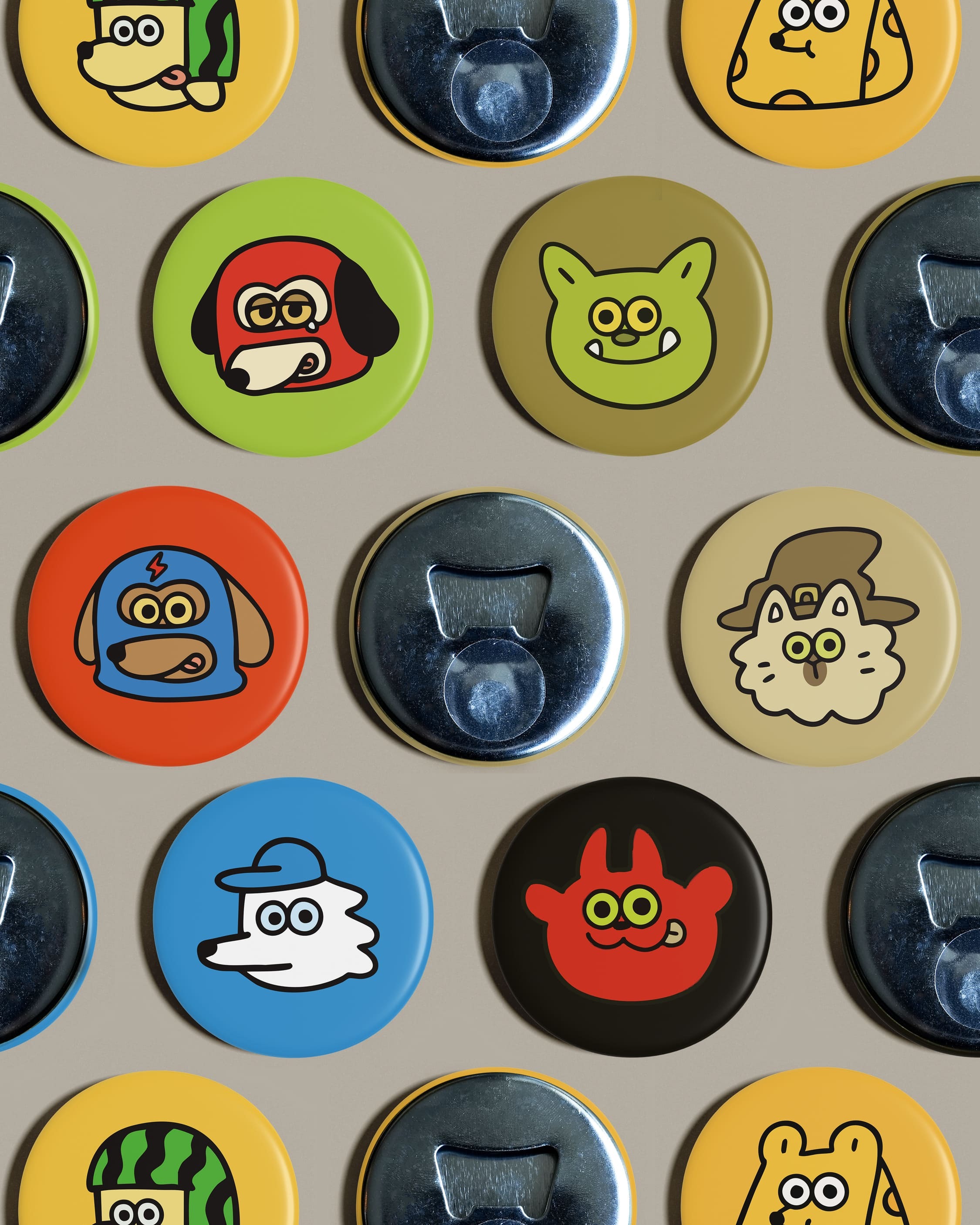 CHILL KINGDOM 磁鐵盲盒（有開瓶器功能）