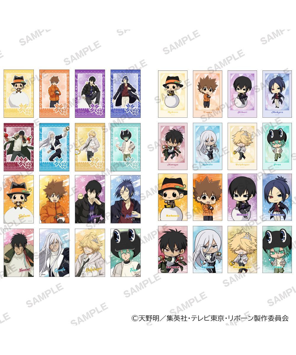 預購-「家庭教師HITMAN REBORN!」 迷你劇照收藏組 打雪仗ver. BOX販售【日本進口精品】