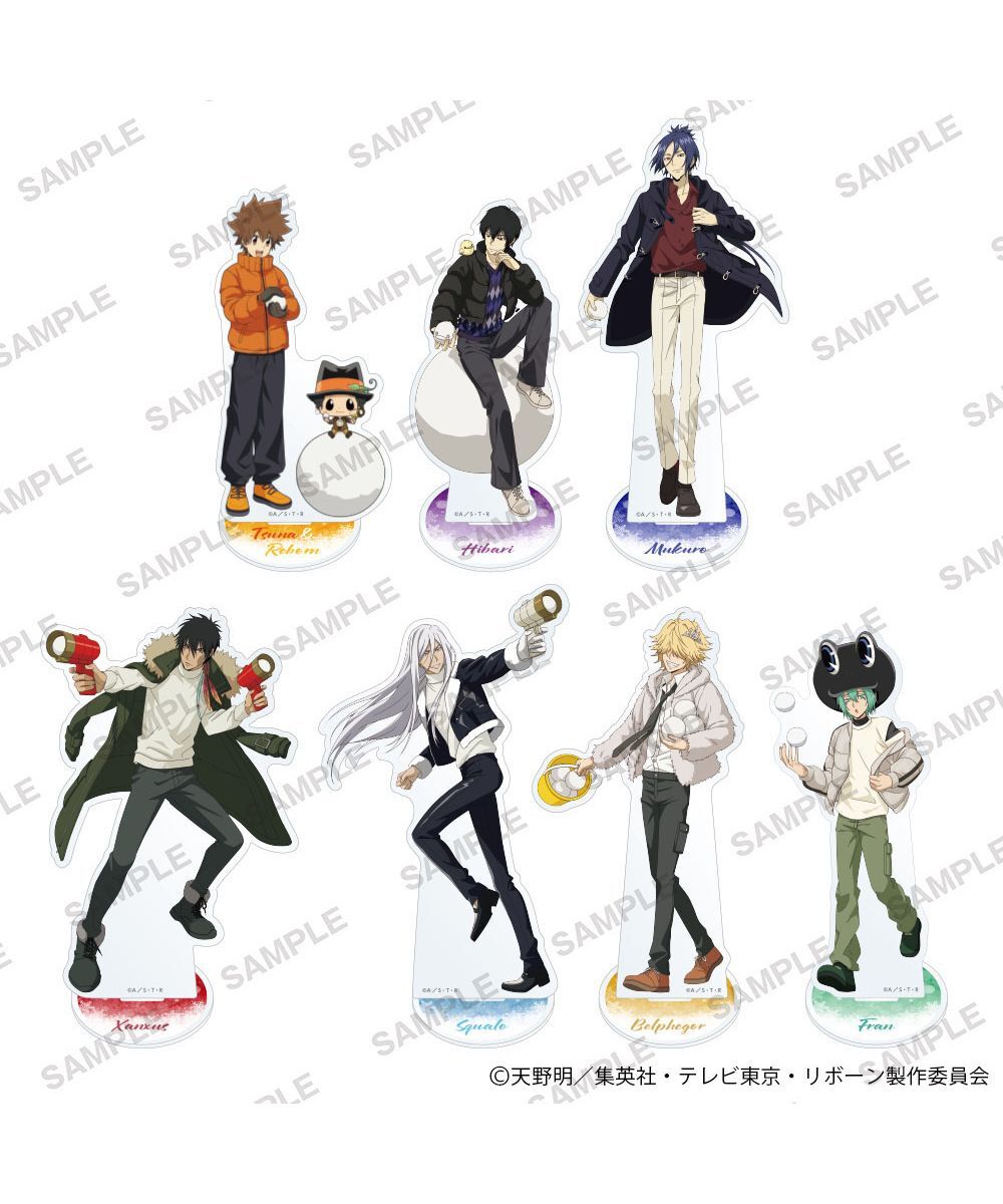 預購-「家庭教師HITMAN REBORN!」 壓克力人形立牌 打雪仗ver. 系列【日本進口精品】