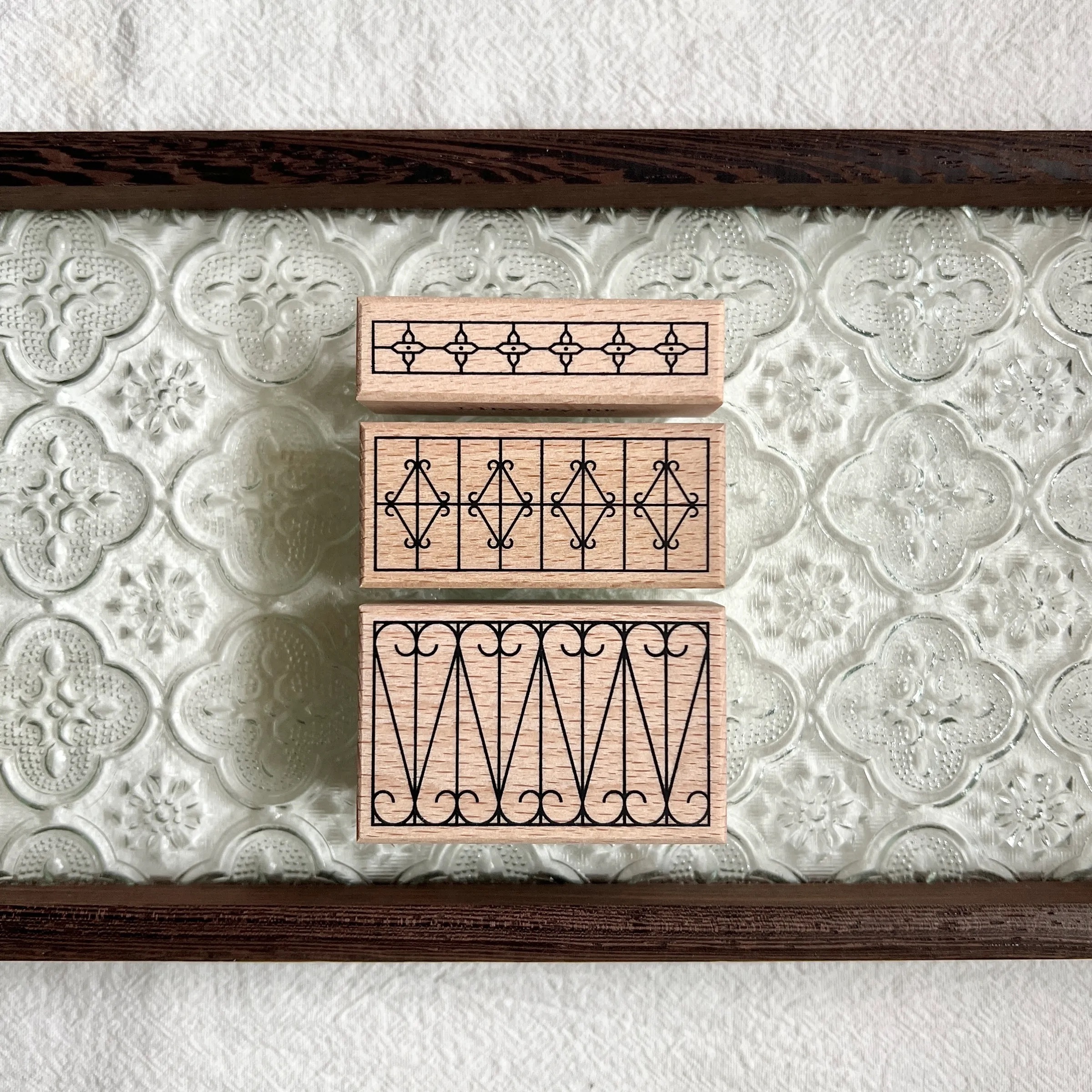 Liberty.hk｜鐵窗花系列印章 (一套三款)