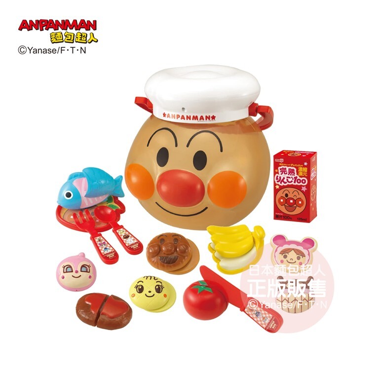 麵包超人玩具桶！扮家家酒玩具組 (3歲以上)