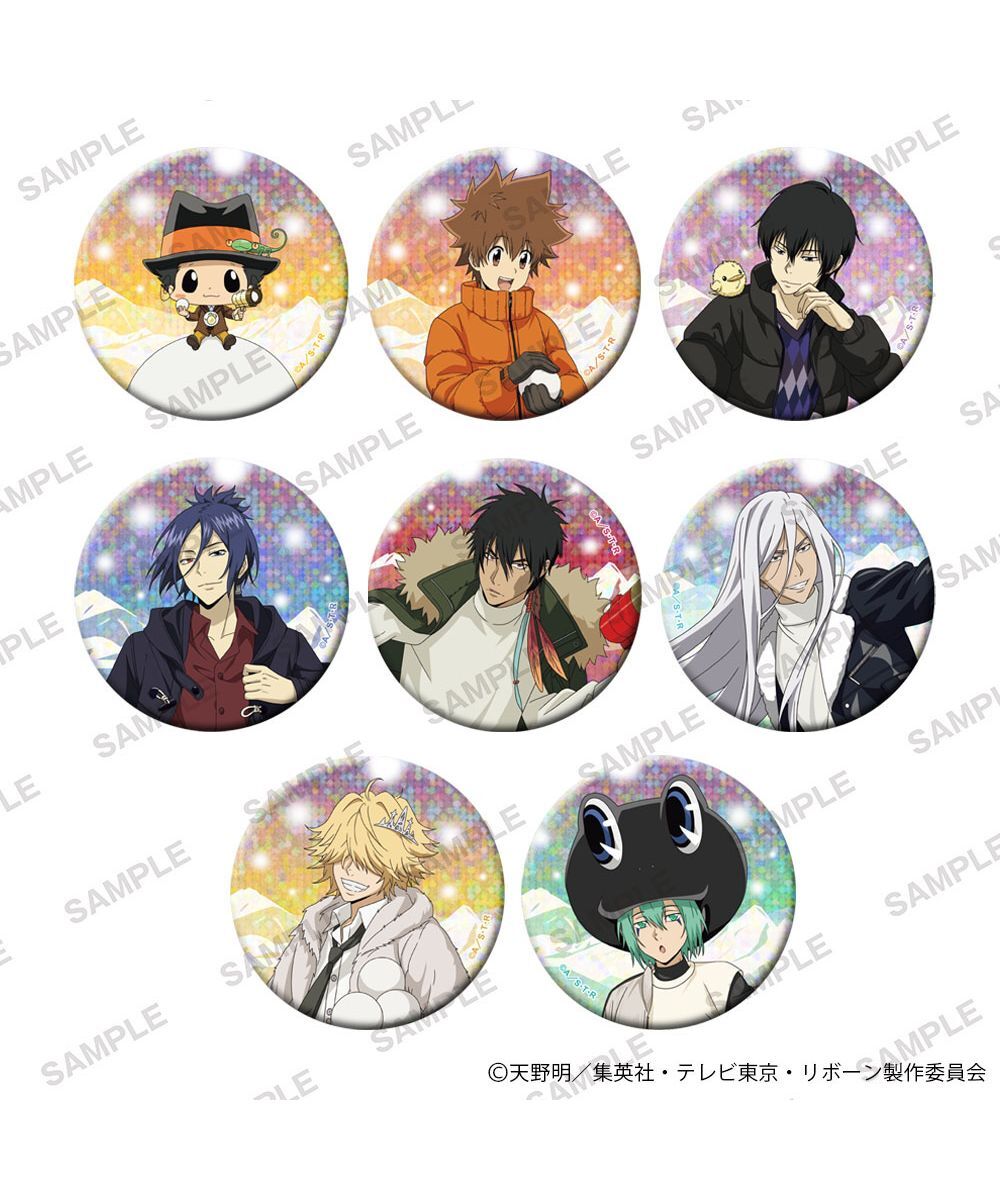 預購-「家庭教師HITMAN REBORN!」 閃亮亮徽章收藏組 打雪仗ver. BOX販售【日本進口精品】