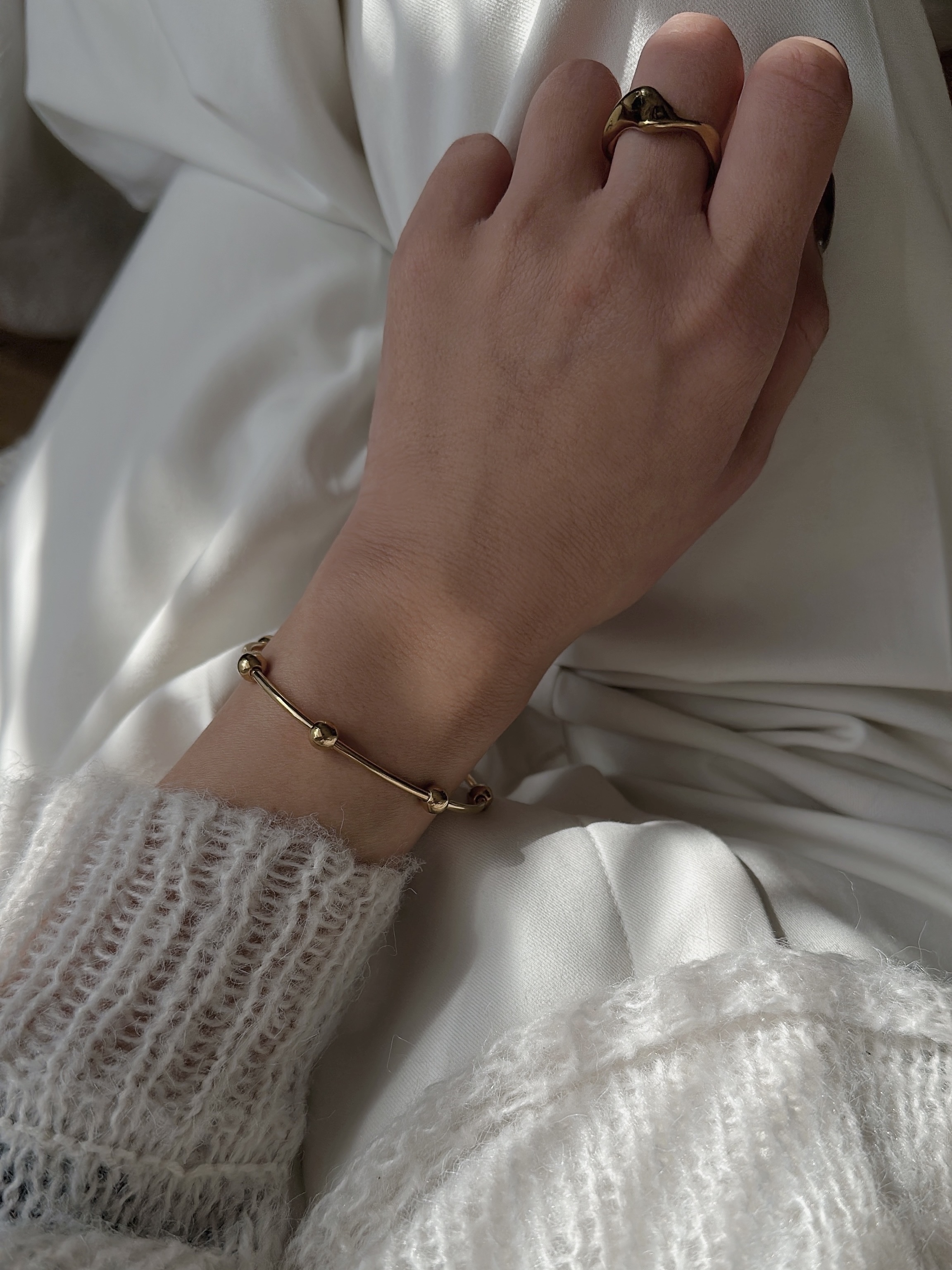 SS vintage wave ring