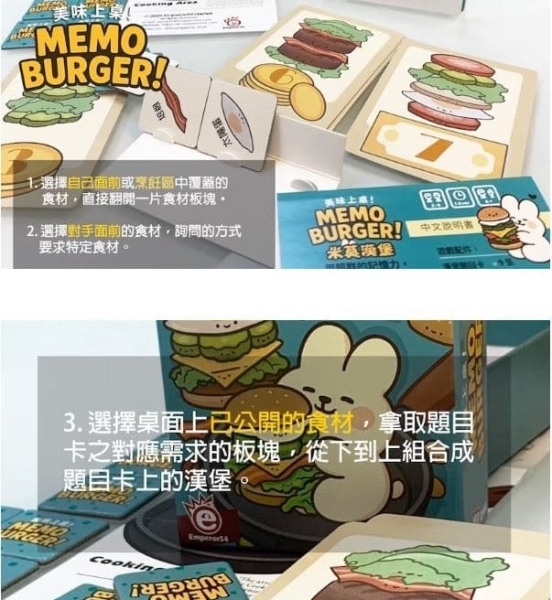 米莫漢堡 MEMO BURGER 繁體中文版
