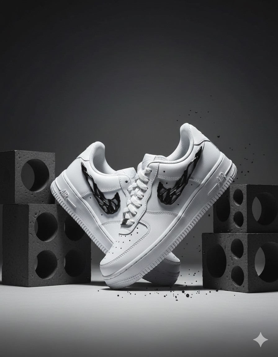 <奇蹟大補貨!!!>官方版本 Nike Air Force 1 Low "Liquid Metal Swoosh" WN 金屬液態 液態黑 猛毒 毒液  IF1686101